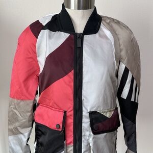 Hunter Original Multi-Color Design Full Zip Jacket Sz 6